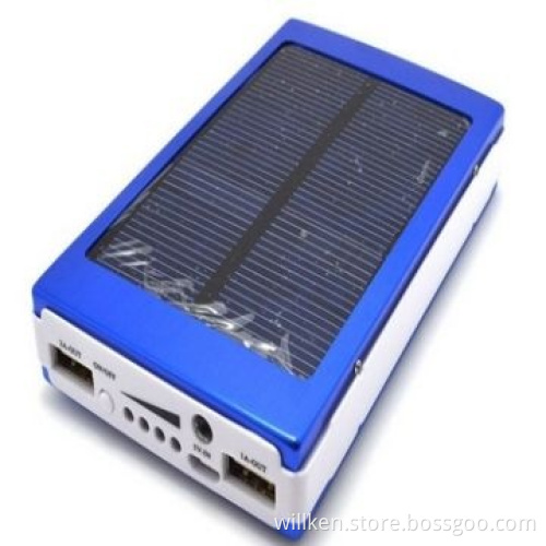 Solar Power Banks, High-capacity, 13,800mAh Charging for Tablets, iPad, Mobile/MP3/MP4/Camera